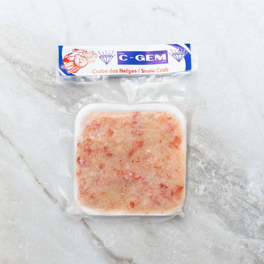 Atlantic, Canadian, Wild Snow Crab Salad Meat (170 gram vacuum packe