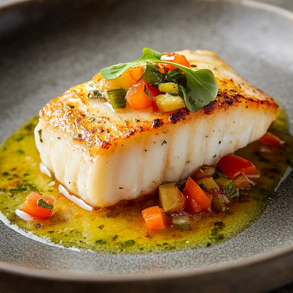 8oz, Atlantic Halibut Fillet - Wild, Nova Scotia – Coldwater Harvest